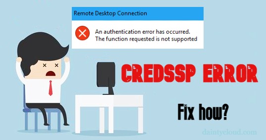 How to fix CredSSP error