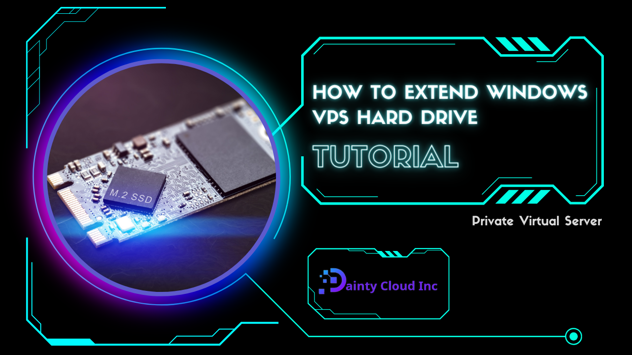 How to Extend Windows VPS Hard Drive