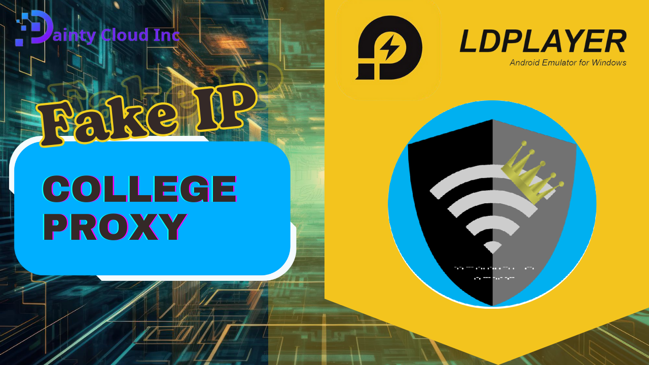 Fake IP is simple using College Proxy App on the Android emulator