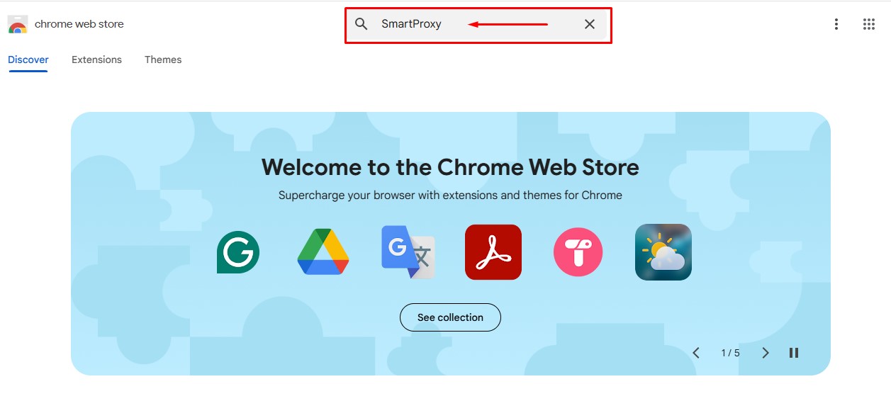 SmartProxy on Chrome