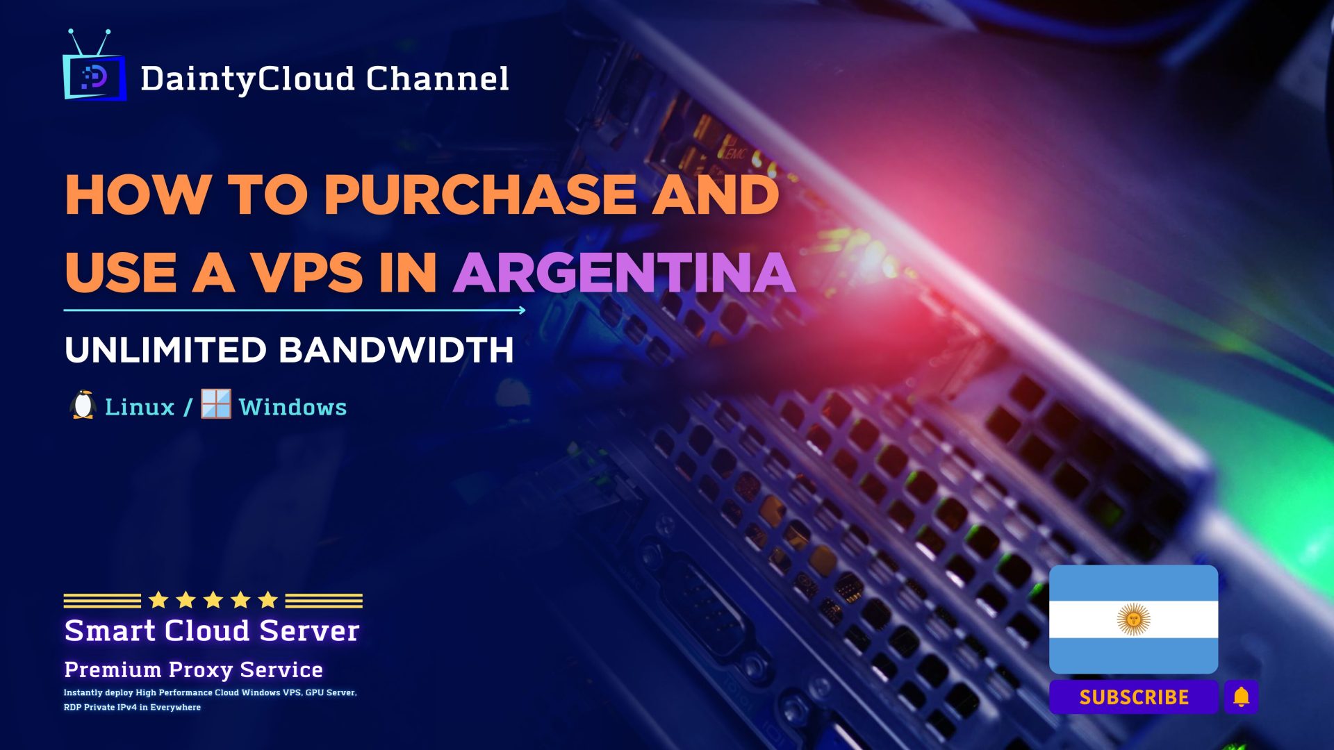 Buy Windows VPS in Argentina