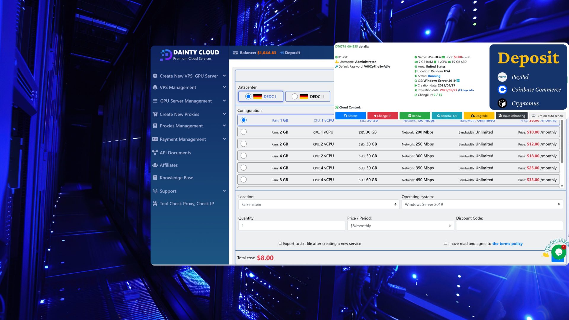 Cheap Germany Windows VPS