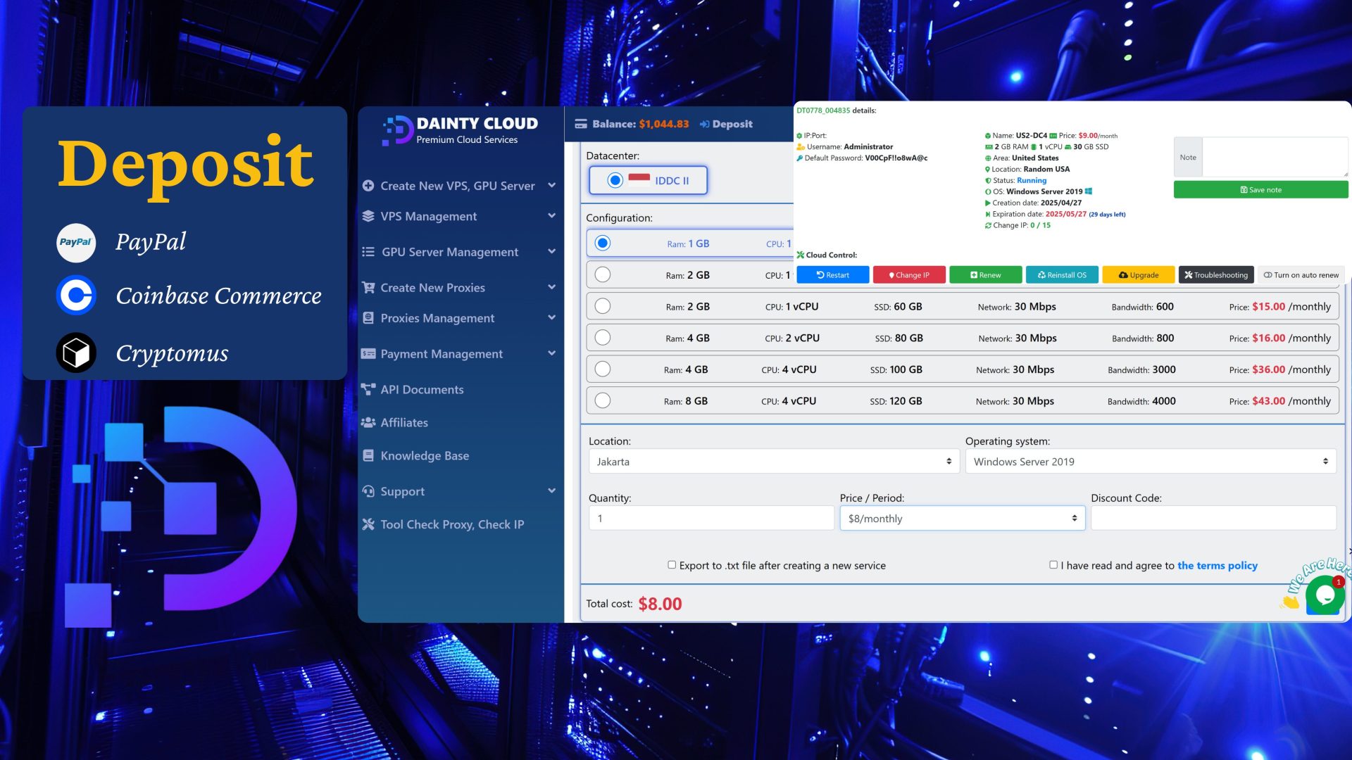 Cheap Indonesia Windows VPS