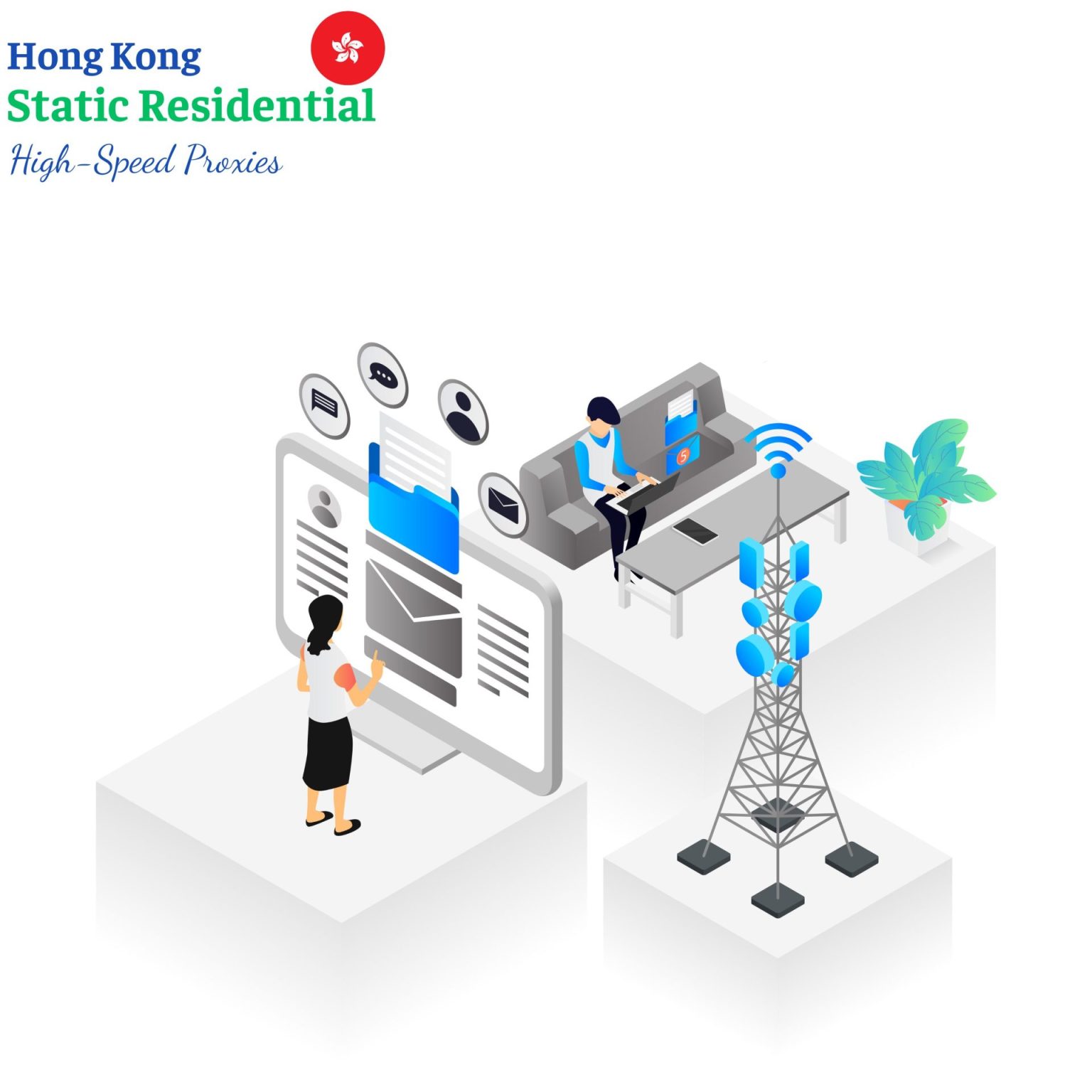 Hong Kong Static Residential Proxy – High-Speed IPv4 - DaintyCloud