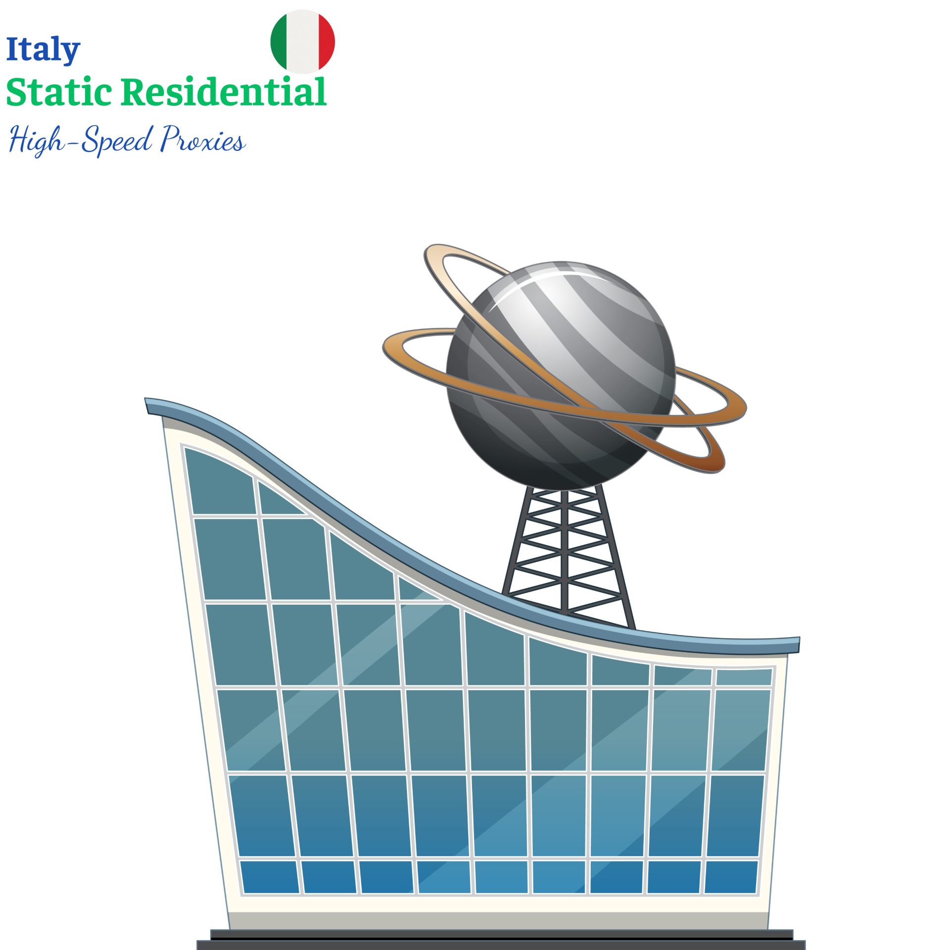 Italy static residential proxy