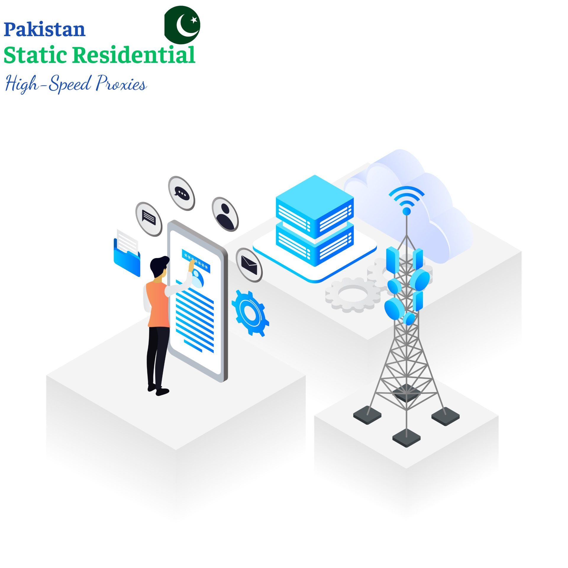 Pakistan static residential proxies