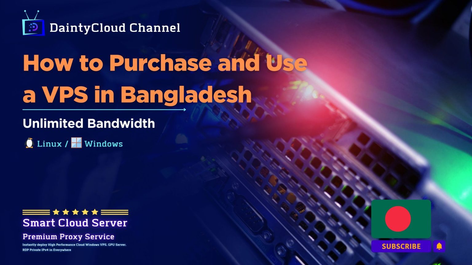 Bangladesh VPS – Affordable NVMe VPS with Dedicated CPU & RAM - DaintyCloud