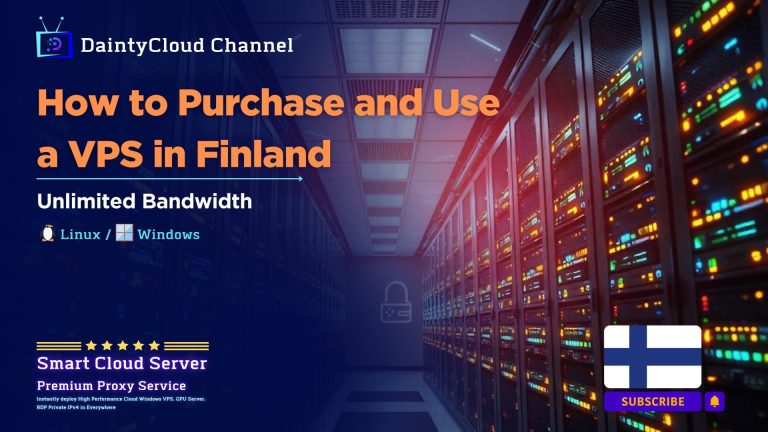 Finland VPS – High Uptime Virtual Servers with Full Control - DaintyCloud