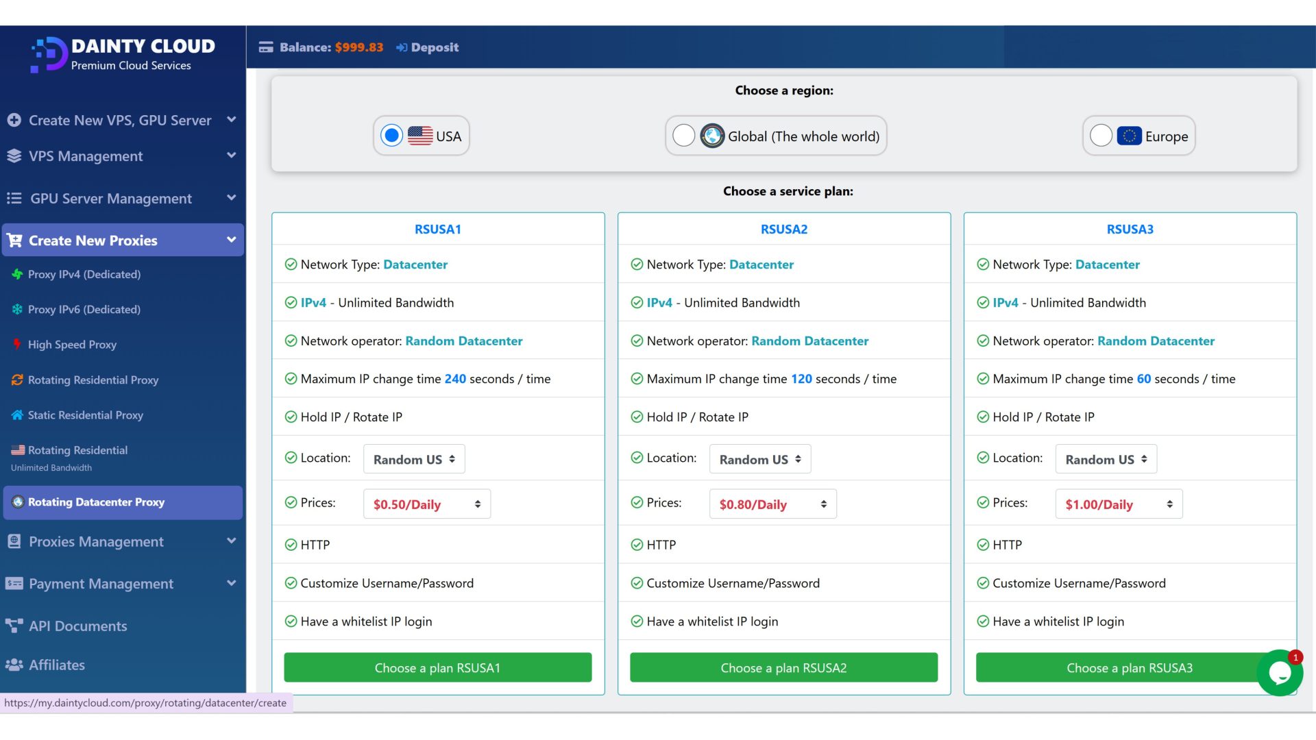 Affordable US Datacenter Rotating Proxy