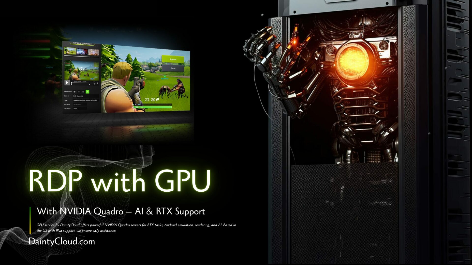Cheap RDP with GPU