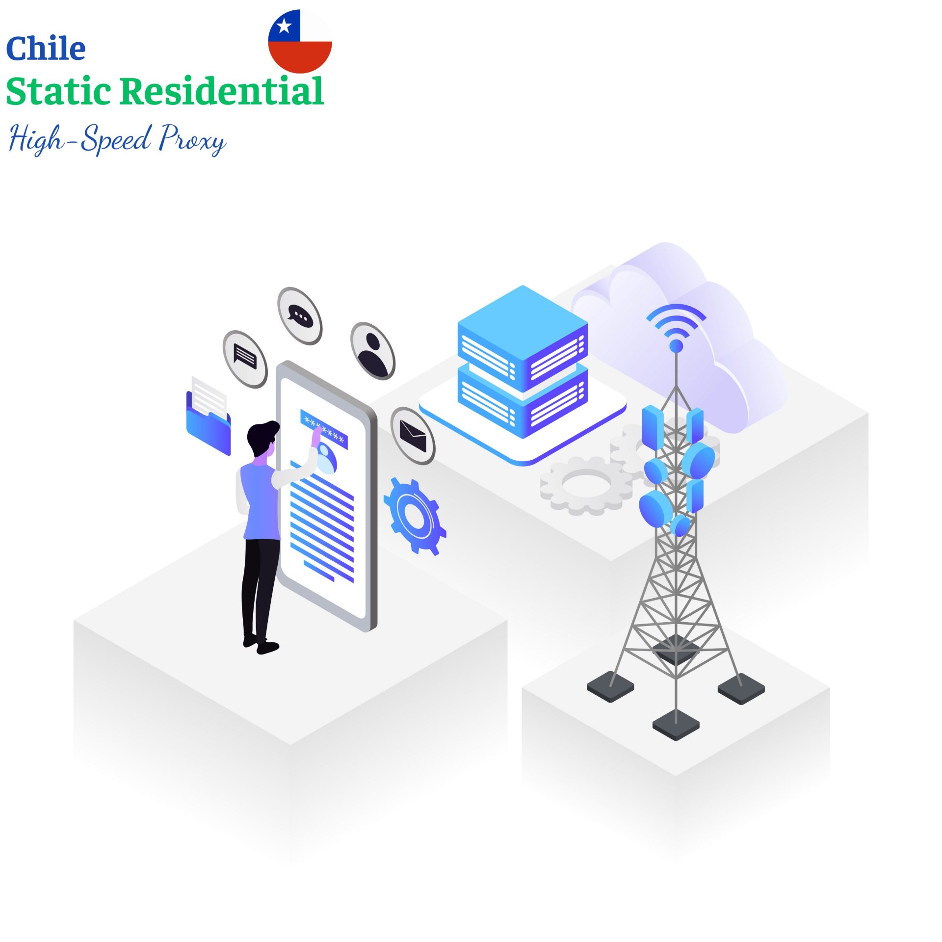 Chile static residential proxy