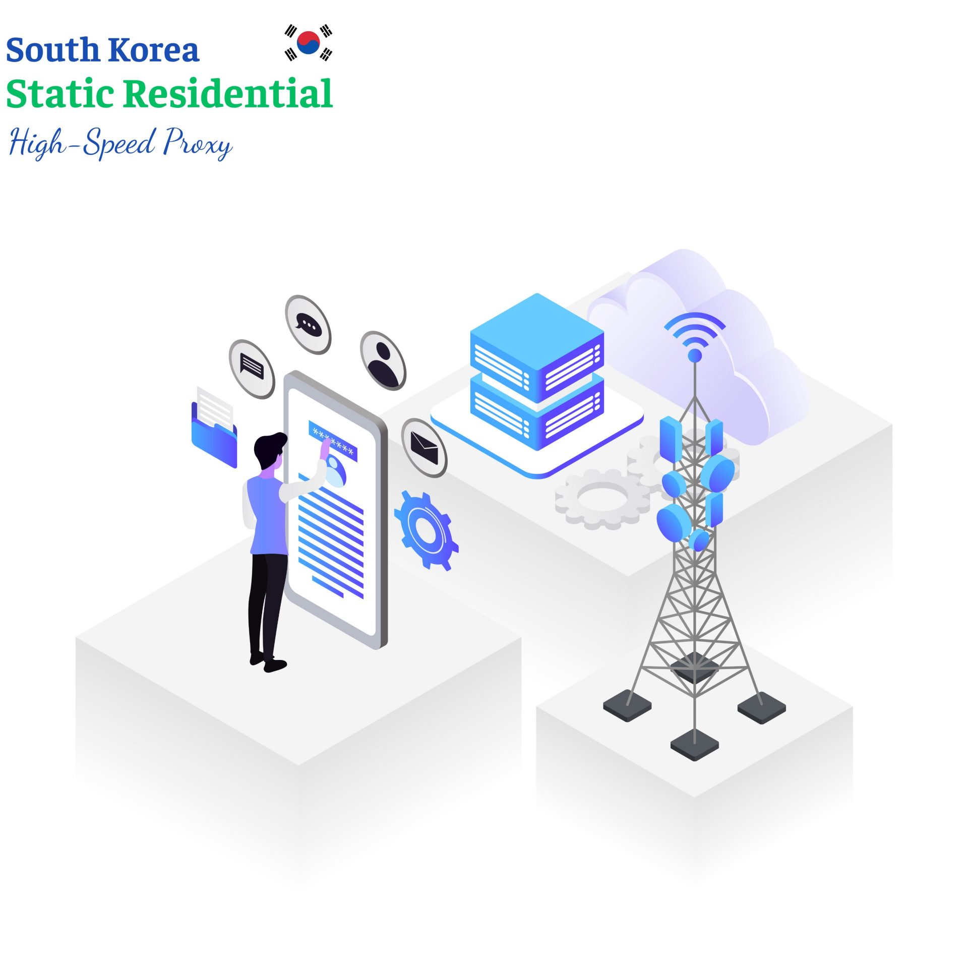 South Korea static residential proxy