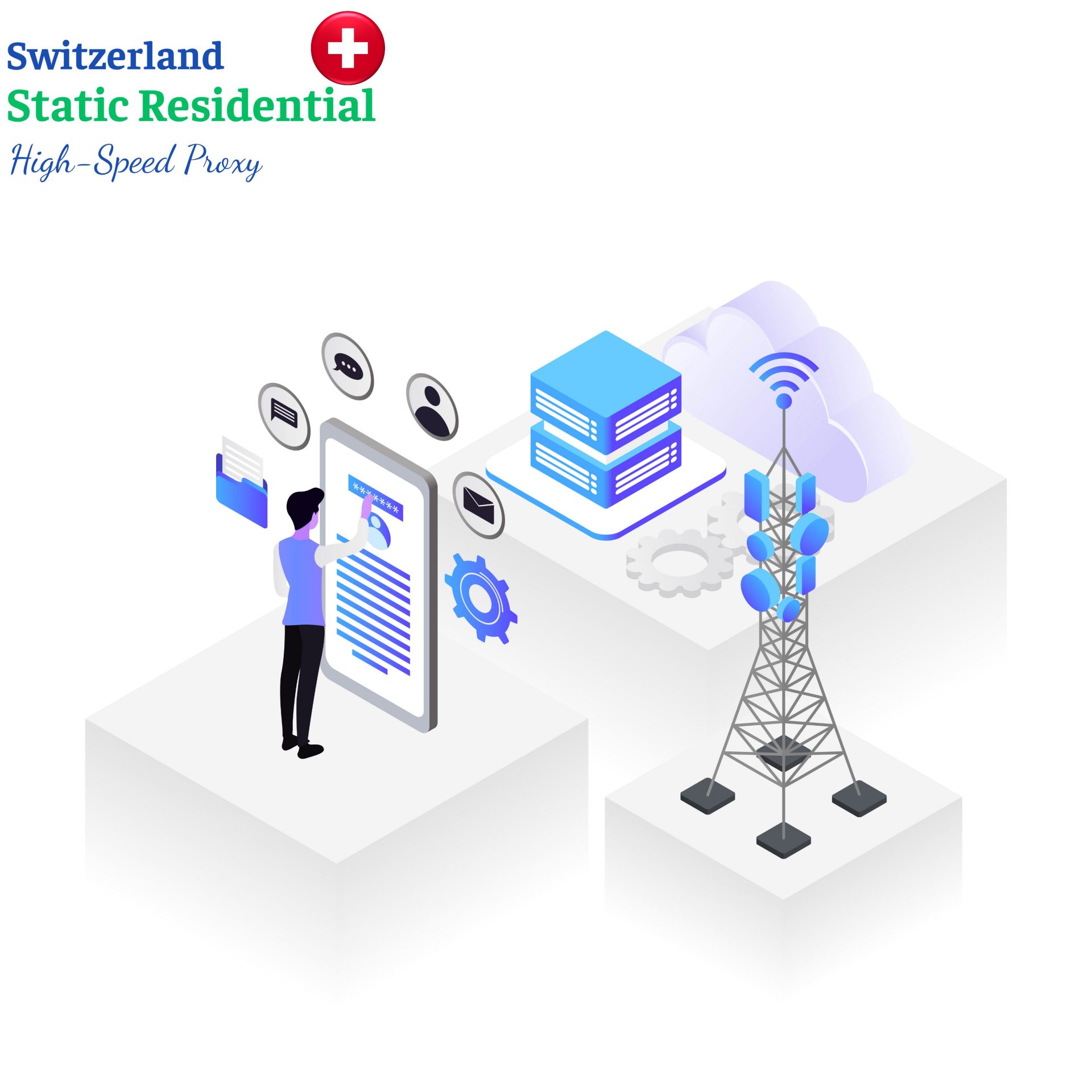 Switzerland static residential proxy