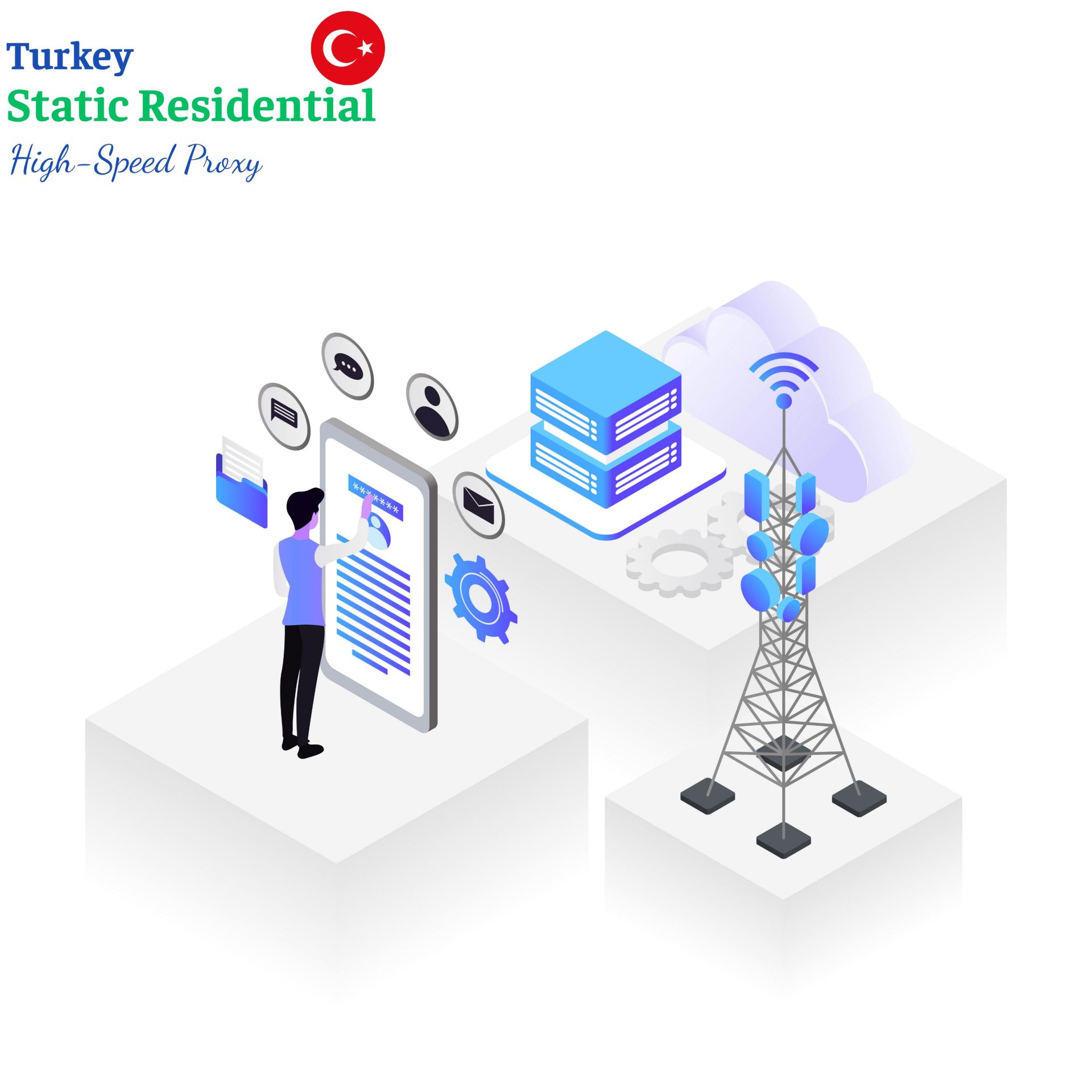 Turkey static residential proxy