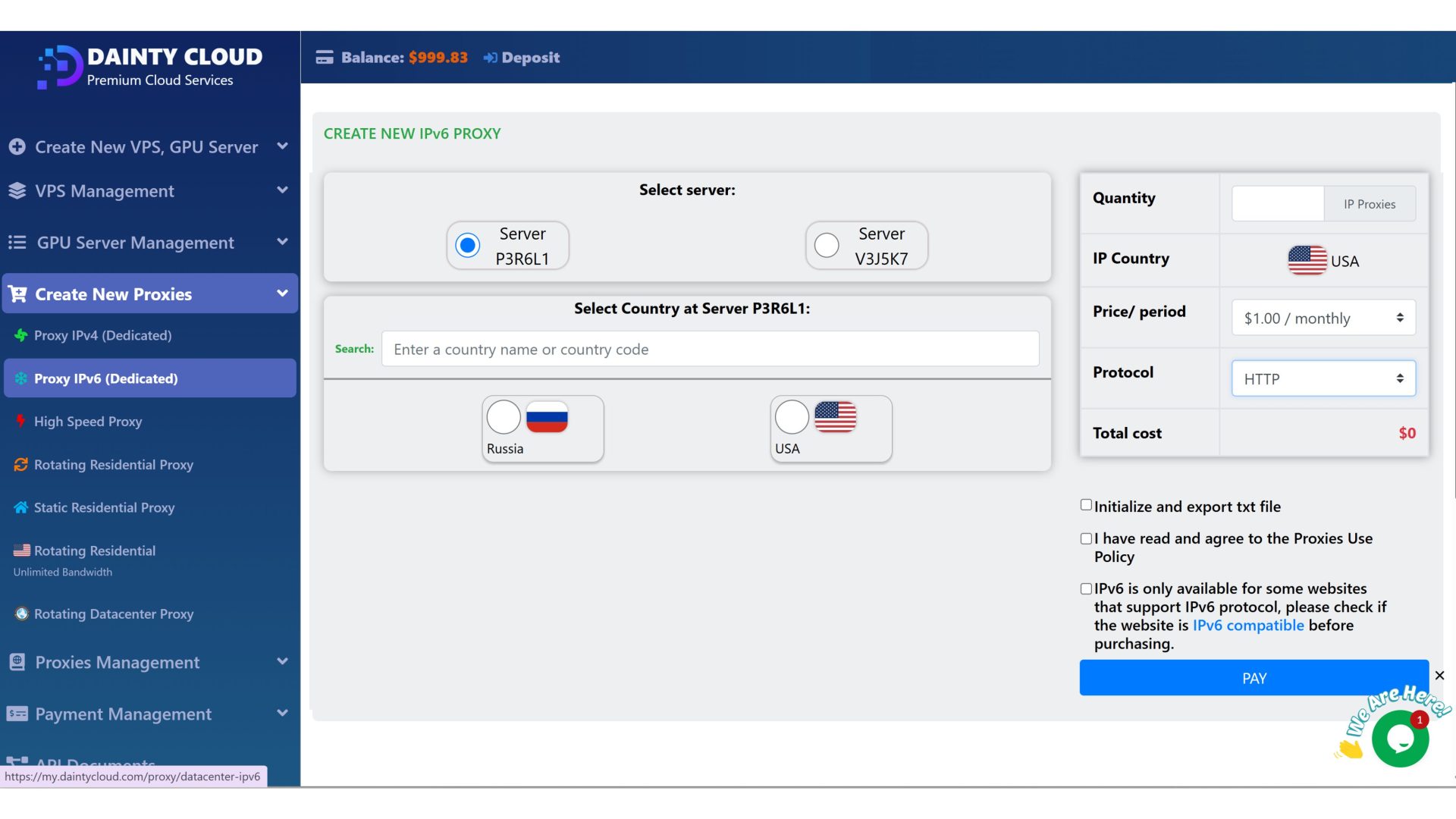 cheap IPv6 proxy